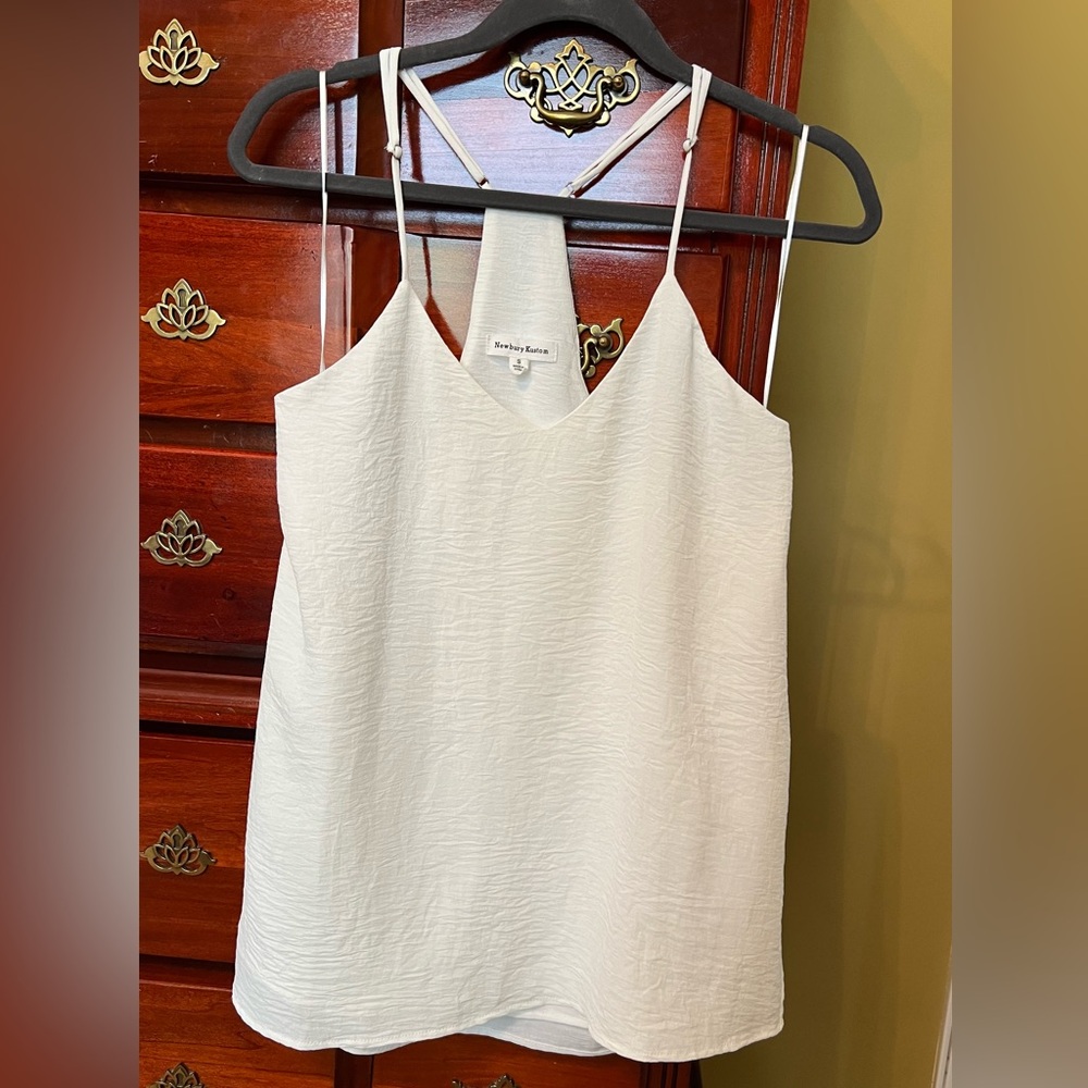 Newbury Kustom White Tank